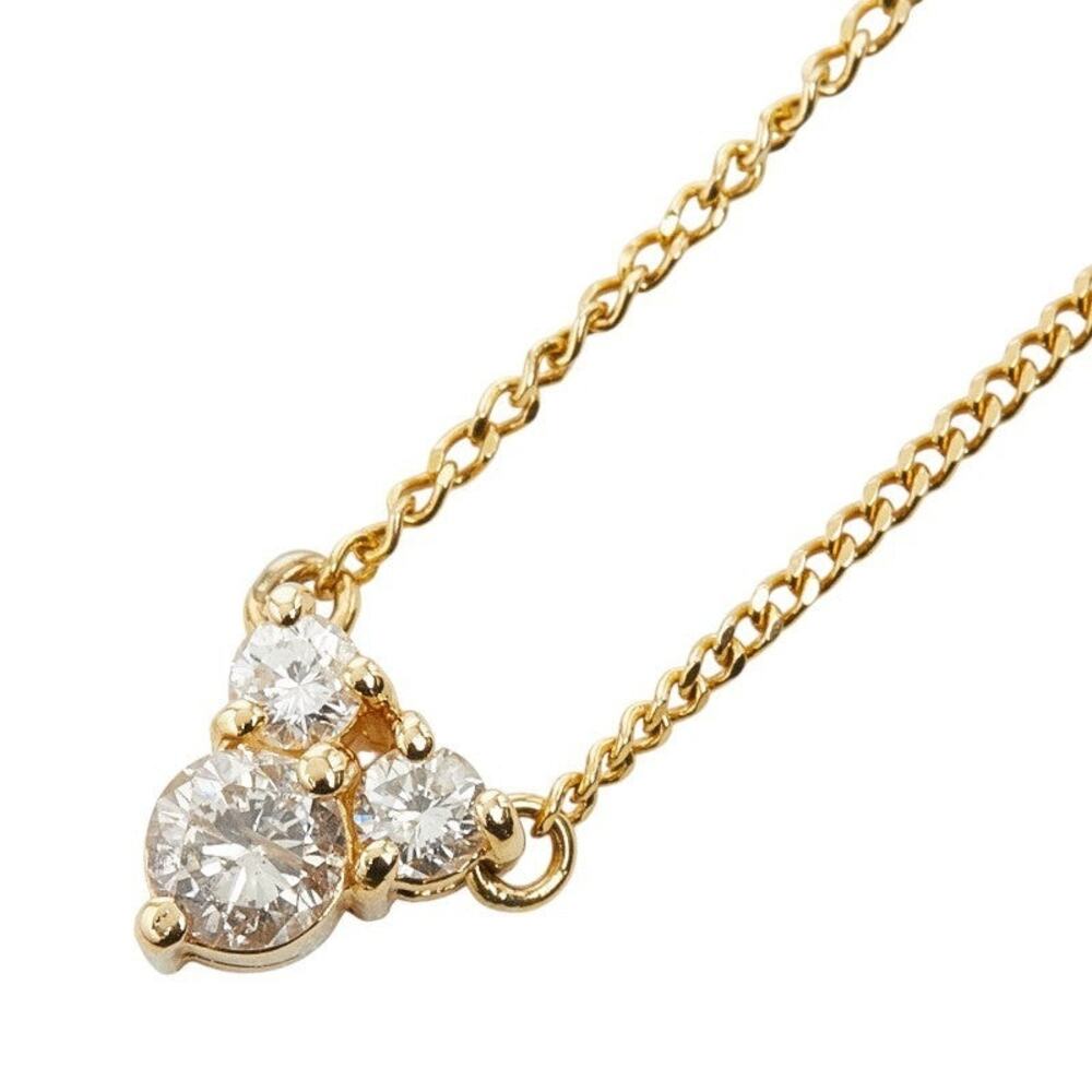 Unbranded Diamond 18K Yellow Gold Necklace